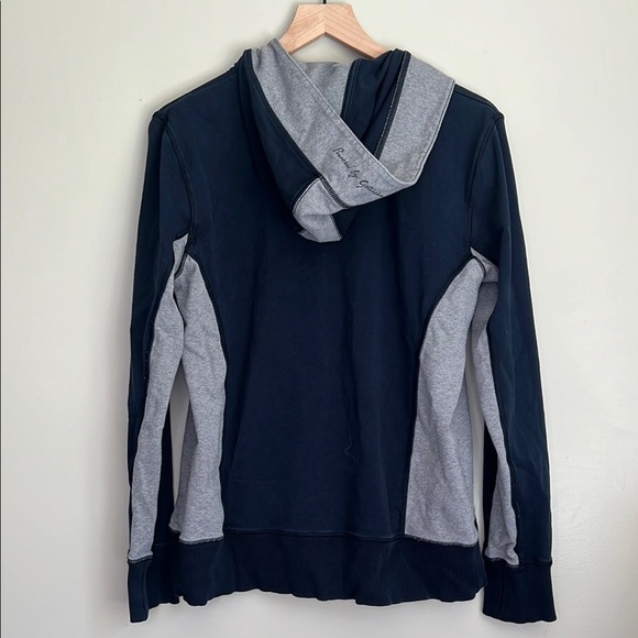 Good Move by Life Is Good Navy and Gray Women's Zip-Up Hoodie Large Semi-Fitted - Picture 9 of 9